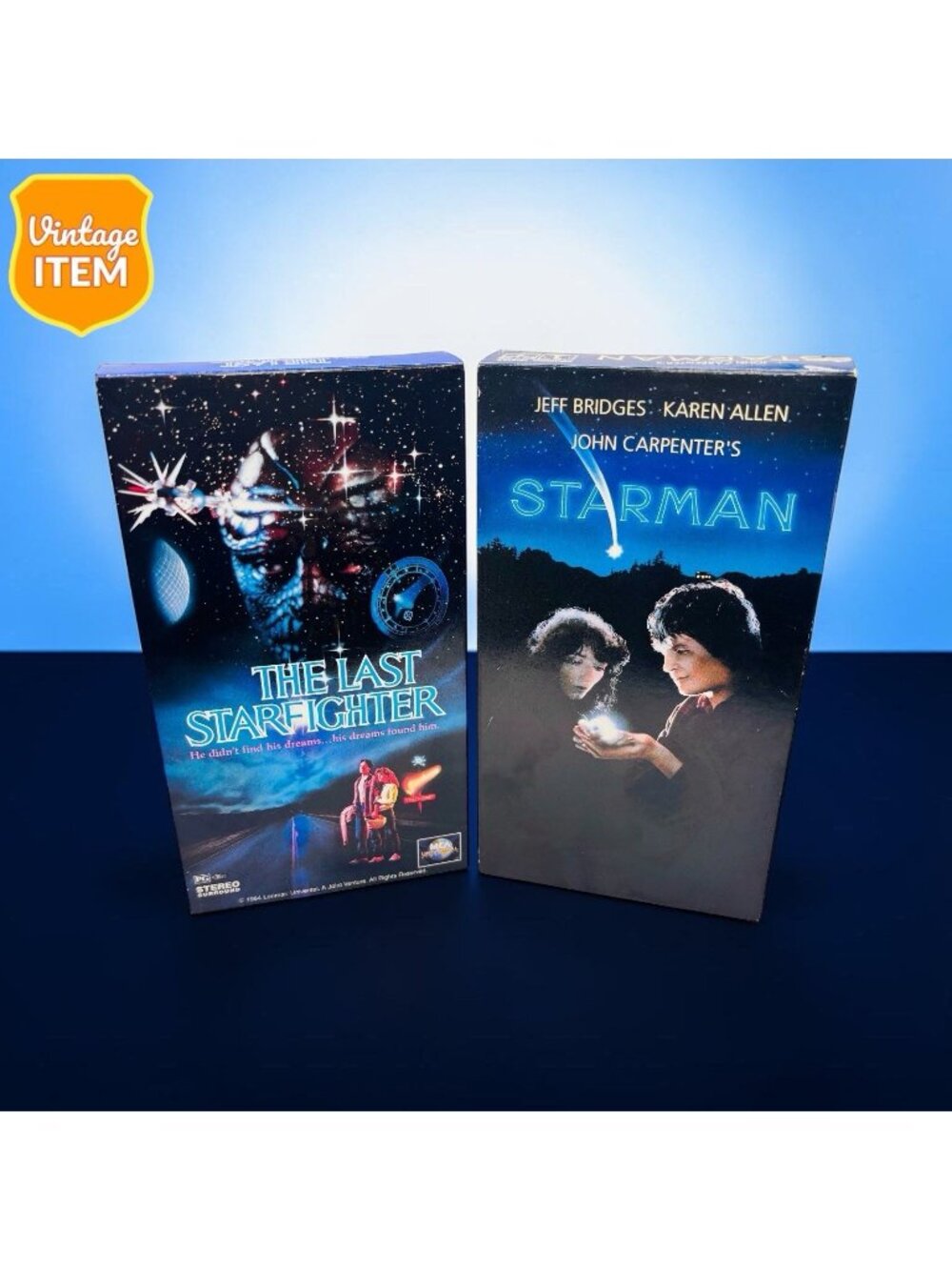 Vintage 80’s Sci-fi Bundle! The Last Starfighter VHS & Starman VHS!